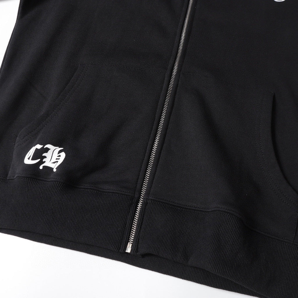 Chrome Hearts Hoodie - Black Street Style Embroidered 851